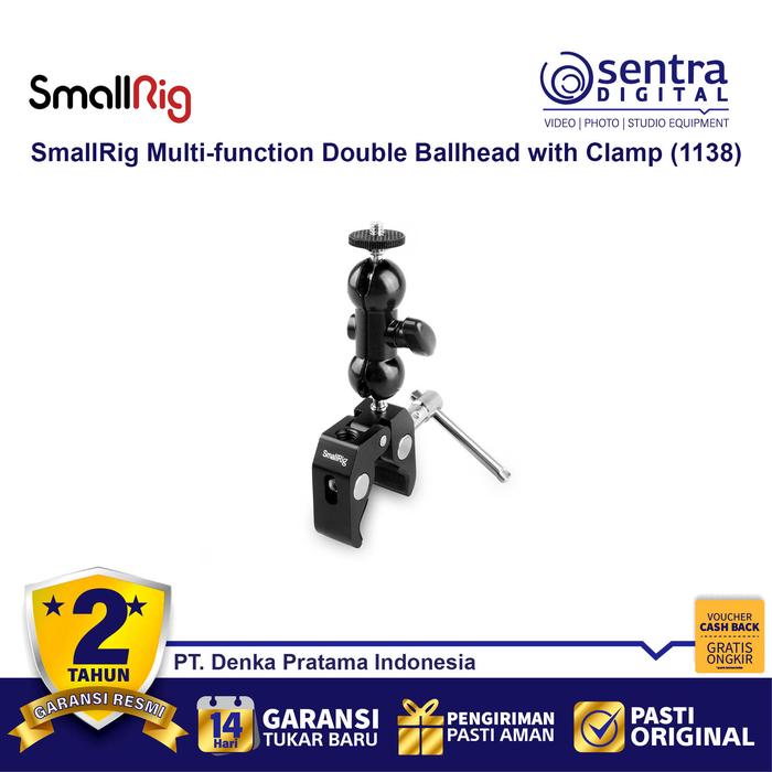 Gambar SmallRig Multi-function Double Ballhead with Clamp ( 1138 ) dari Sentra Digital Kota Surabaya Tokopedia