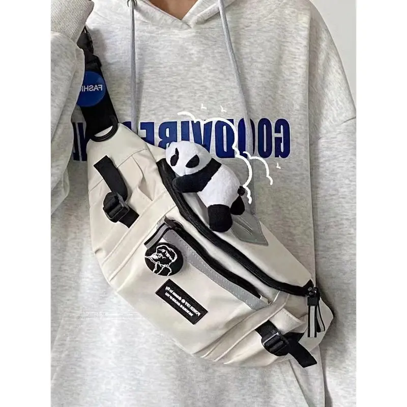 Túi Đeo Ngực, Phong Cách Harajuku Nhật Bản, Dành Cho Nam Giới, Túi Messenger Thể Thao, Dễ Phối Đồ Hàn Quốc, Thích Hợp Cho Học Sinh, Túi Đeo Vai Và Thắt Lưng Đi Xe Đạp, Thời Trang, Mới Năm 2024 0