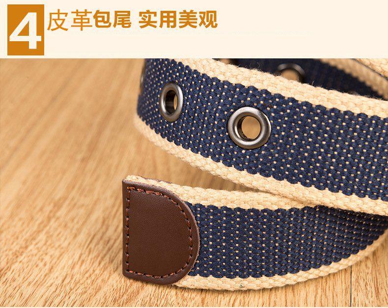Product Introduction of Thắt Lưng Vải Bố, Dành Cho Nam Giới, Thắt Lưng Khóa Chốt, Phong Cách Hàn Quốc, Thích Hợp Cho Quần Jean Thường Ngày Cho Học Sinh Trẻ, Thắt Lưng Quần Dài Titan 8