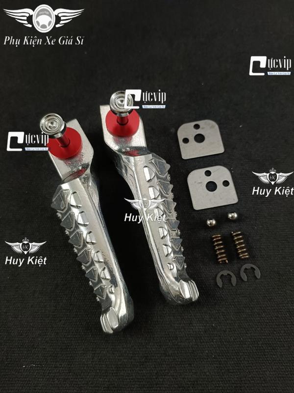 Cặp Gác Chân Sau Nhôm Takegawa Kèm Ốc Xỏ Và Lông Đền Đỏ Gắn Wave, Dream, Future, Vision, Sonic, AB 2013 - 2023, Vario 2015 - 2021, Sirius, Exciter, Jupiter MS6002