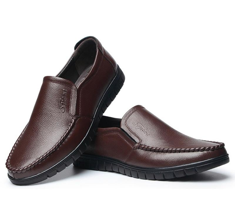 Giày tây nam da cao cấp tăng chiều cao 4 , 5 cm đế khâu 100% , đế cao su non đi rất êm và mềm 1