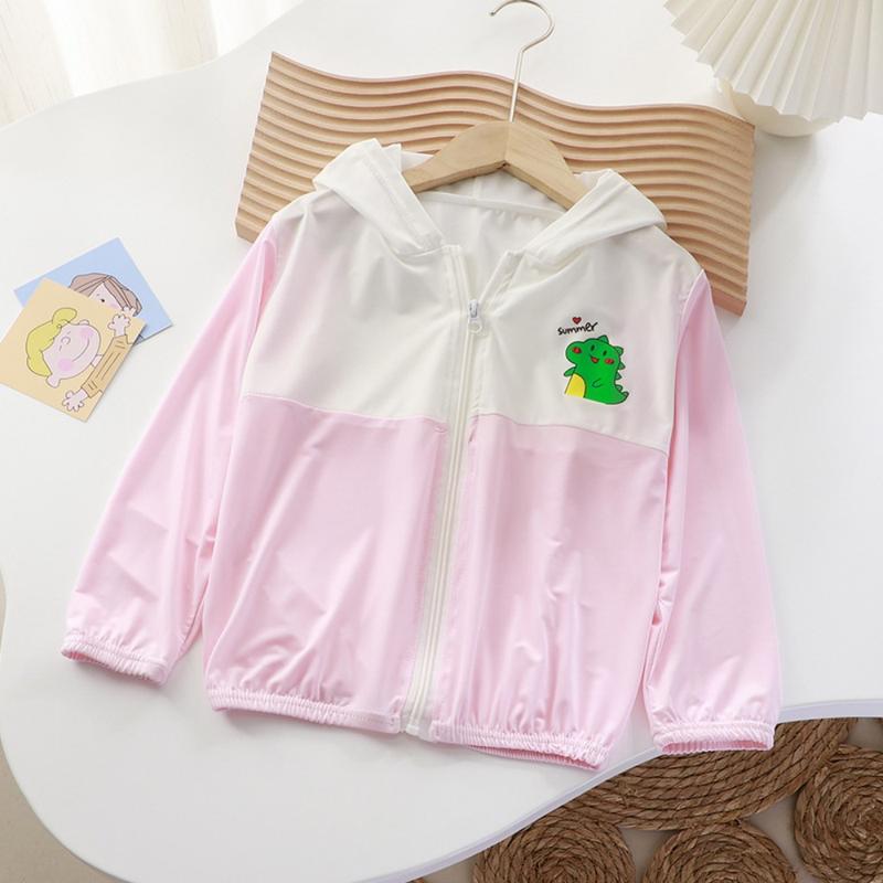 Summer children's sun protection clothing, ultra-thin and breathable skin clothing for boys and girls, beach sun protection clothing 8