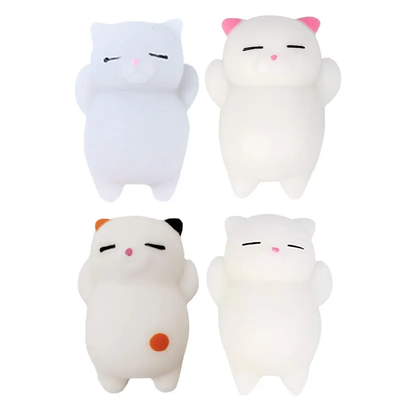 Đồ Chơi Squishy Mochi Thú Cưng, Thiết Kế Hình Động Vật Mèo Dễ Thương, Quà Tặng Bóp, Đồ Chơi Giảm Căng Thẳng, Đồ Chơi Giải Tỏa Căng Thẳng 8