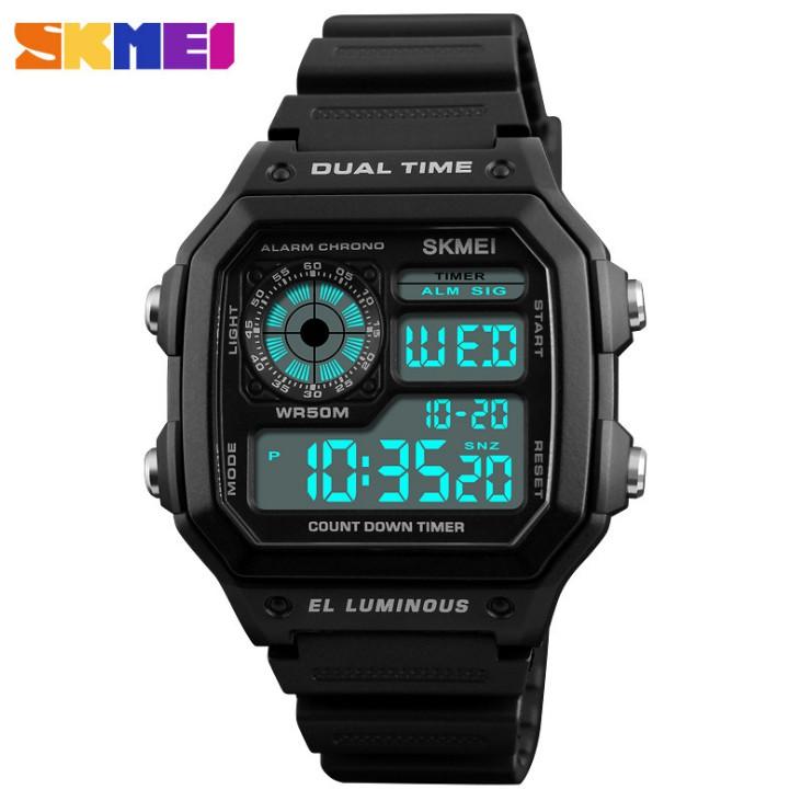 Đồng hồ thể thao nam Skmei 1299 1041 chống nước dây siêu bền