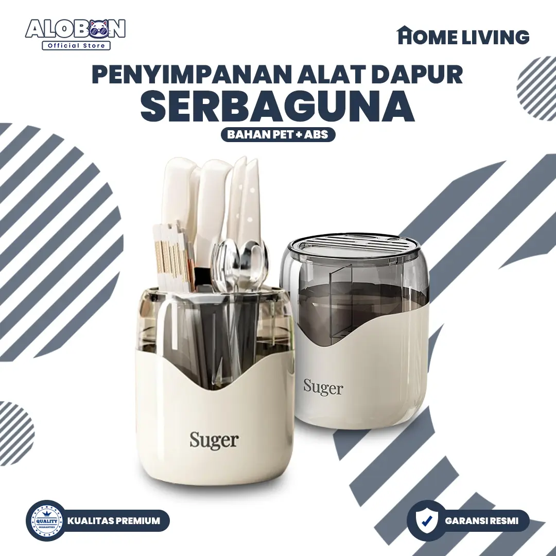 ALOBON Tempat Pisau 360 LK010 / Tempat Pisau / Rak Pisau / Rak Sendok / Tempat Sendok 360