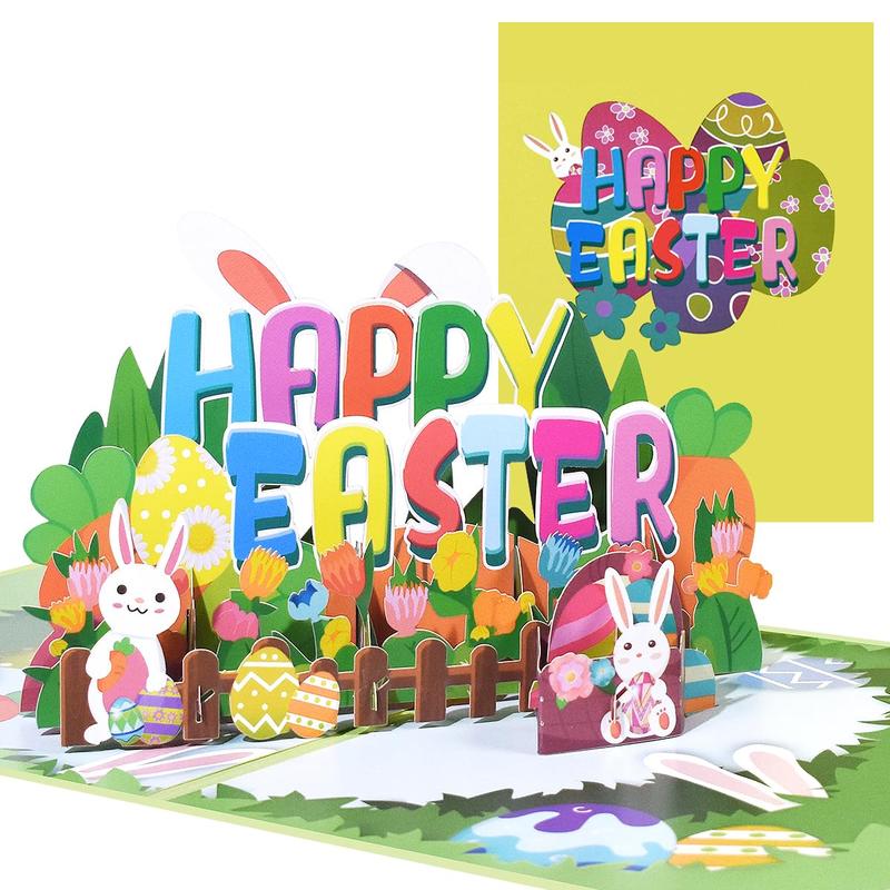 Easter Pop Up Card, Happy Easter Greeting Cards for Family, 3D - TikTok ...