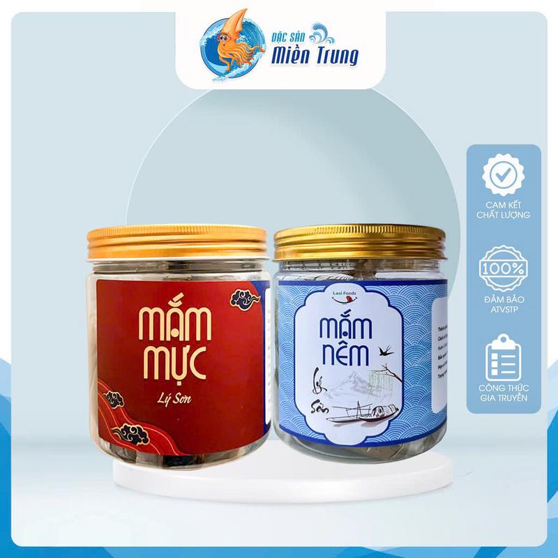 Combo Mắm Mực Và Mắm Nêm, Đệ Nhất Mắm, Đặc Sản Lý Sơn - LASI Foods