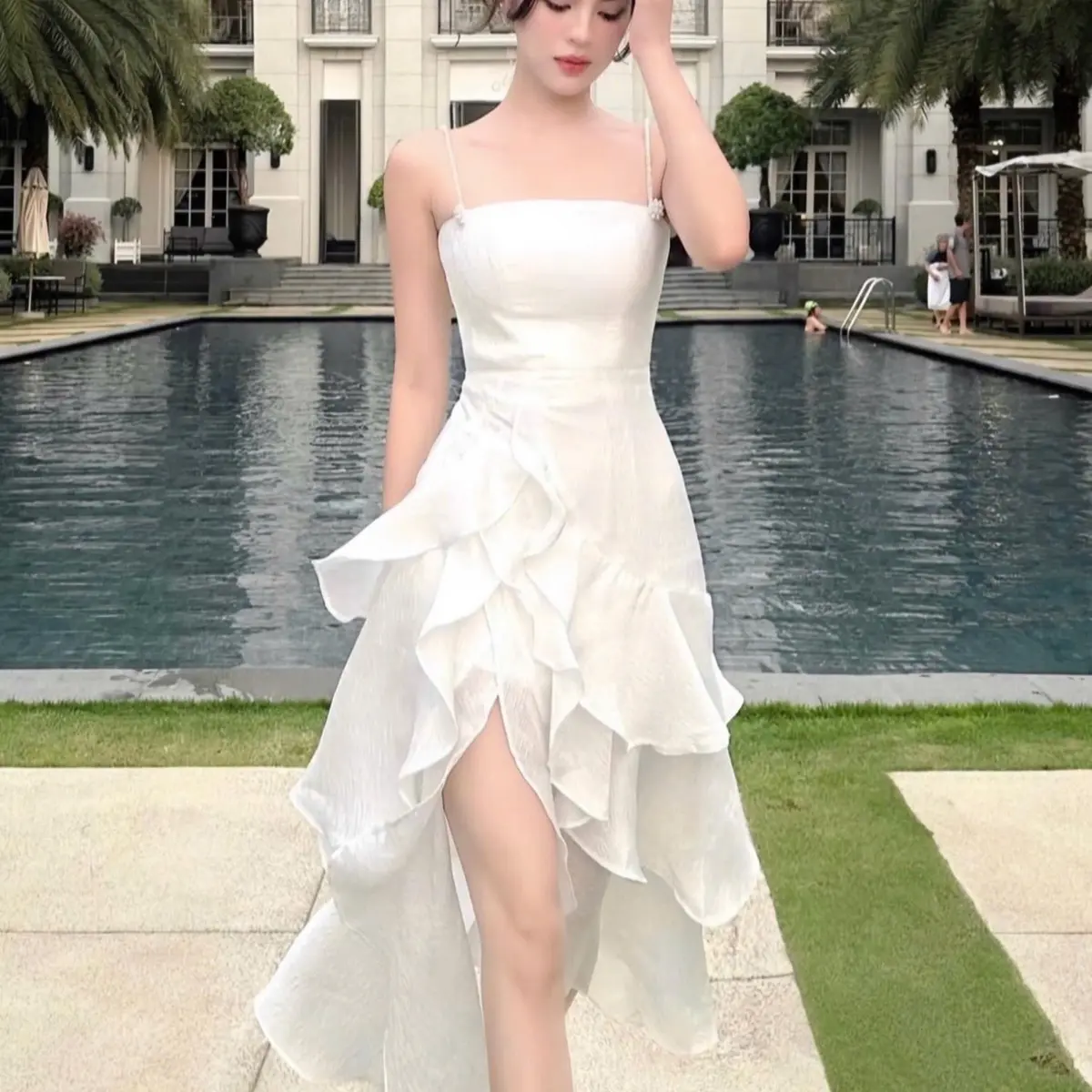 ￼DAM HAI DÂY ĐẦM XẺ TÀ MAXI DÀI ĐẦM ĐI ĐÁM CƯỚI ĐẦM ĐI CƯỚI ĐẦM TRẮNG ĐI TIỆC ĐI CHƠI DU LỊCH BIỂN Nữ