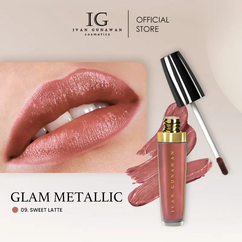 Ivan Gunawan Cosmetics Glam Metallic Lip Cream Matte Finish Membuatmu Tampil Classy & Standout 3