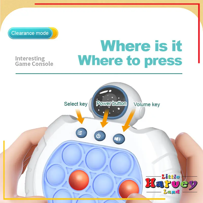 POP IT ELEKTRONIK Mainan Edukasi Anak Squishy ViraL Bubble Game Nyala Musik Light LED Fidget  Quick 3