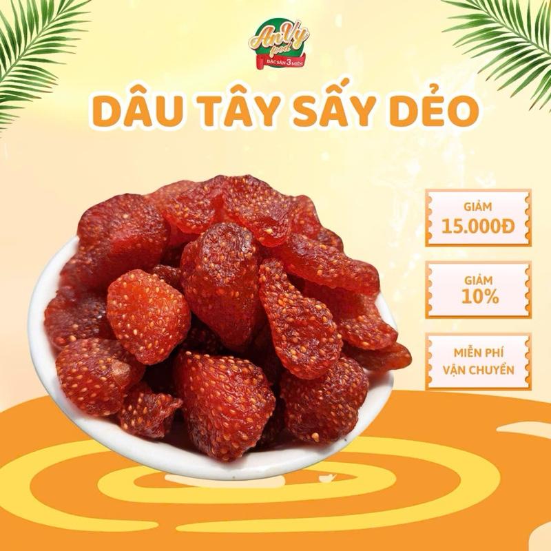 Dâu Tây Sấy Dẻo chuẩn Thái Lan- CHUA CHUA NGỌT NGỌT HÌNH THẬT 1oo%