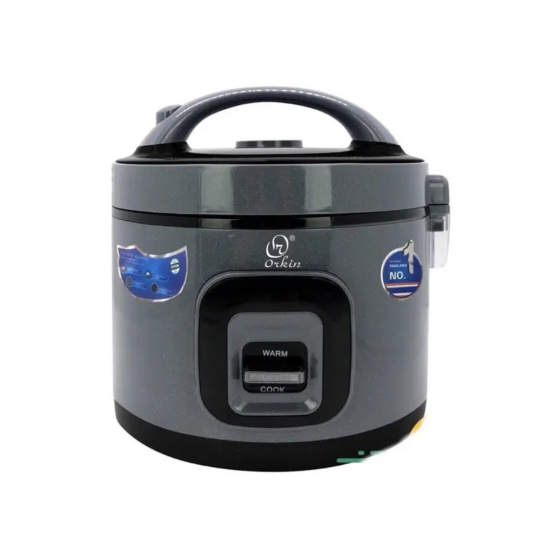 Nồi cơm điện chống dính Thái Lan Orkin OR18 dung tích 1.8L Công suất 900W - Lòng nồi phủ men Ceramic cao cấp Nấu Cơm Cooker Nấu Ăn