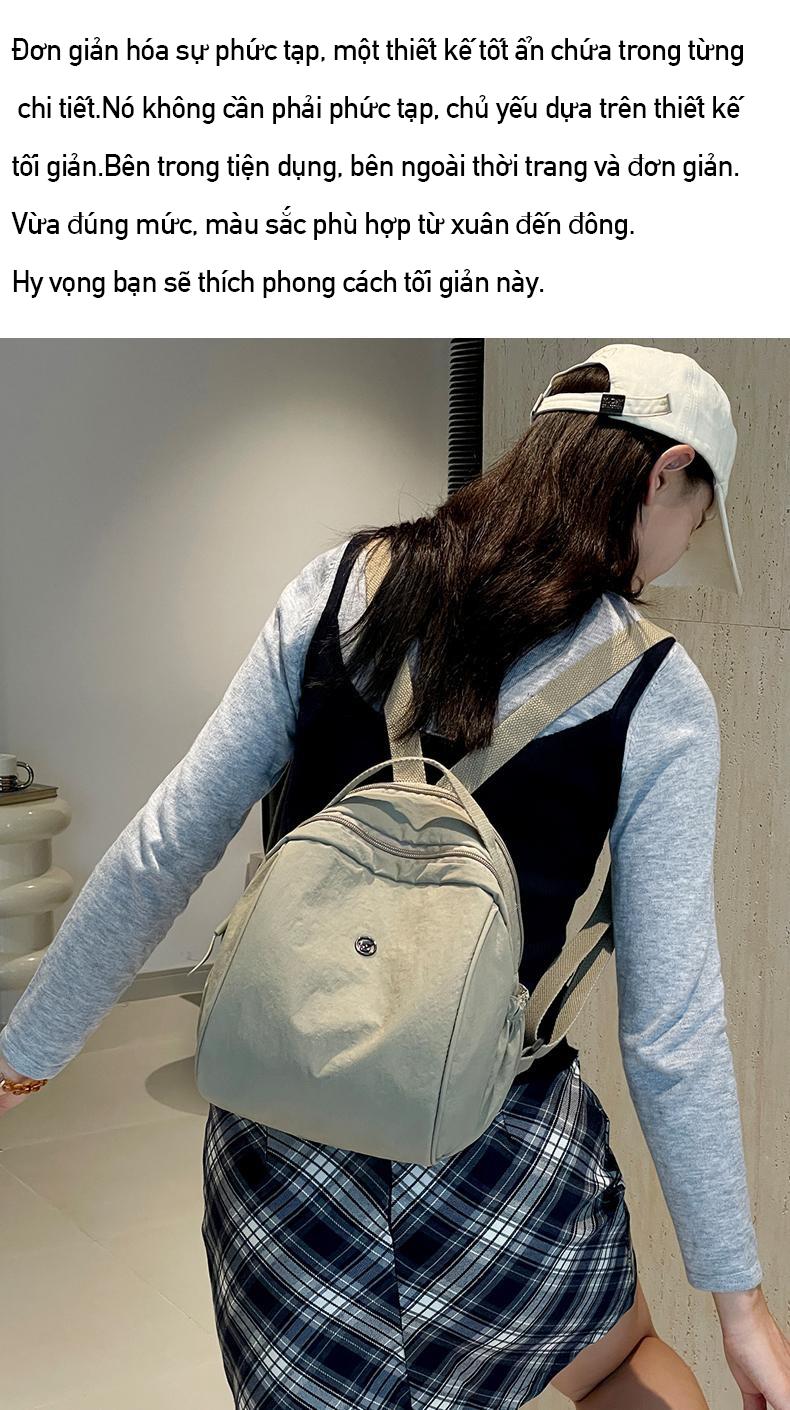 Product Introduction of Ba Lô Nữ, Chất Liệu Vải Oxford, Túi Vỏ Sò, Phong Cách Thường Ngày Được Làm Bằng Nylon, Thời Trang, Ba Lô Du Lịch Vải, Túi Vàng, Ba Lô Mini, Ba Lô Dễ Thương, Phong Cách Hàn Quốc, Cỡ Nhỏ Thích Hợp Đi Du Lịch, Ba Lô Dây, Cỡ Nhỏ , c ặ p 1
