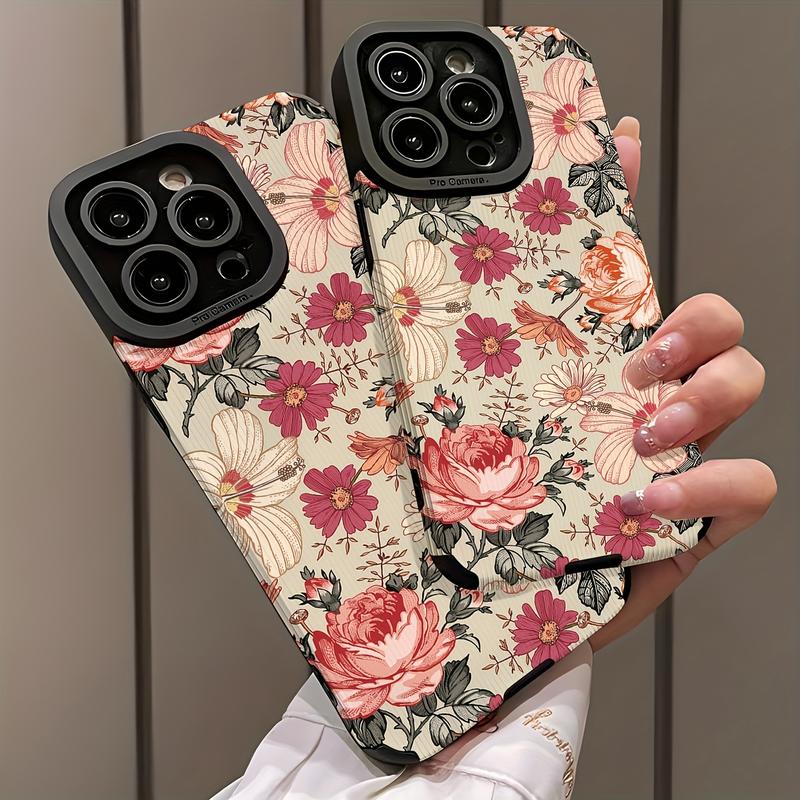 Product Introduction of New All Wrapped Creative Full Screen Flower Soft Phone Case for Iphone11 12 13 14 Pro Max 15pro 7 8 plus X 11pro 14pro 13pro XS Max 2022 Phone Case Anti-Fall Case16promax 16pro 16plus 16 1