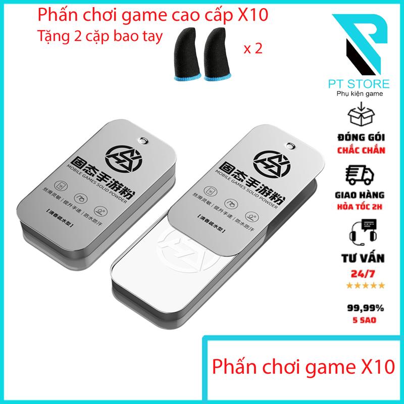 Phấn Chơi Game cao cấp chống Mồ Hôi Tay X10 - Mượt Mà - Dễ Sử Dụng - Chính Hãng ( tặng kèm bao tay gaming cao cấp ) HD Design Chơi Điện Tử