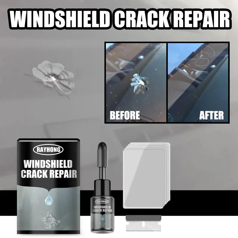 20ml Car Windshield Crack Repair Fluid DIY Car Window Repair Resin Glass Curing Glue Kit Crack Crack Quick Repair Adhesive Fluid