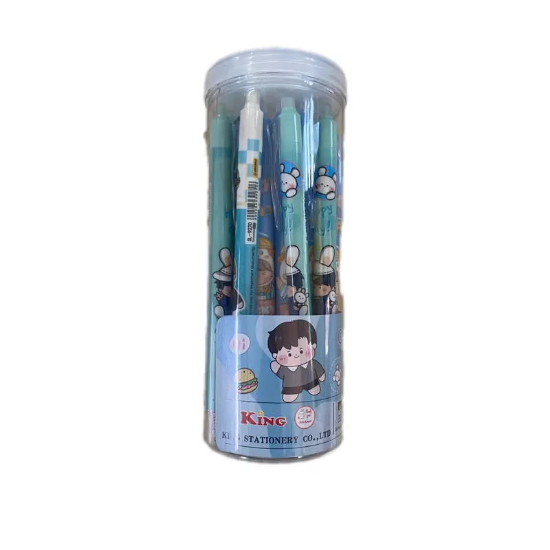 LON 20 CÂY BÚT BI BẤM XÓA ĐƯỢC MẪU NGẪU NHIÊN (xanh/tím) but gel bam xoa duoc 4