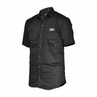 Gambar AVTECH - Kemeja Lengan Pendek Pria Wanita Workshirt Tactical Formal Kerja Harian Casual Katun Twill Polos Reguler Fit - INTSIA - Hitam, M dari Avtech Adventure Technology Kota Administrasi Jakarta Timur 4 Tokopedia