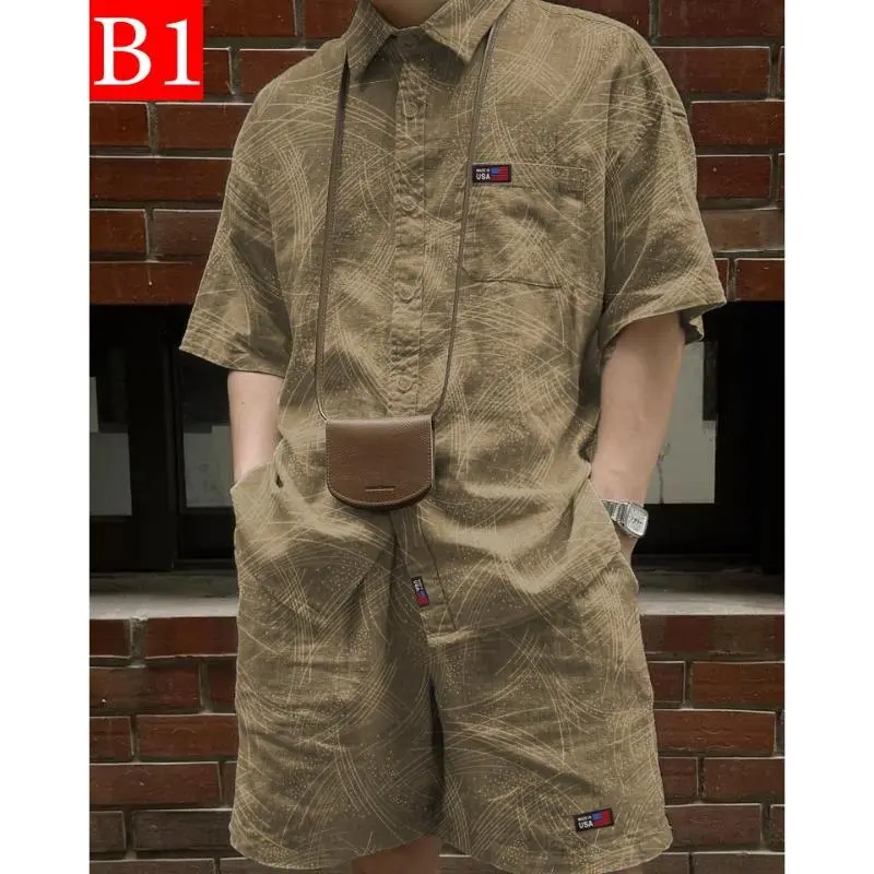 Thời trang [HCM] Bộ Đũi Nam Cao Cấp Sang Trọng Nhà , DạChơi Chất Mềm Mịn và Mát mẫu 2266 Menswear ÁQuần Có Túi Áo Sơ Mi