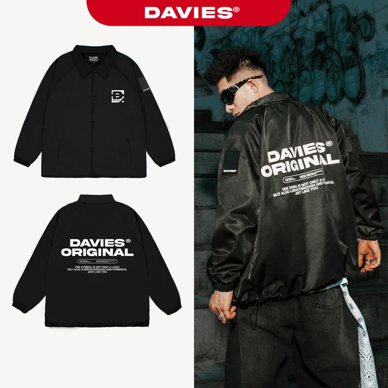 Áo khoác dù nam nữ form rộng basic jacket local brand DAVIES| D29-AK2