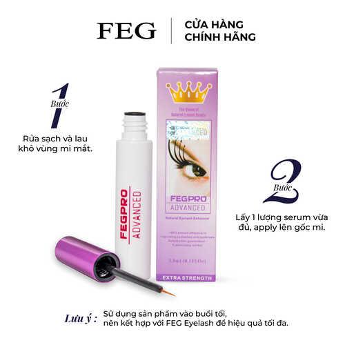 [KOL LIVE] Serum dưỡng mi FEG Pro Advanced ban đêm giúp mi dài và dày dung tích 3ml