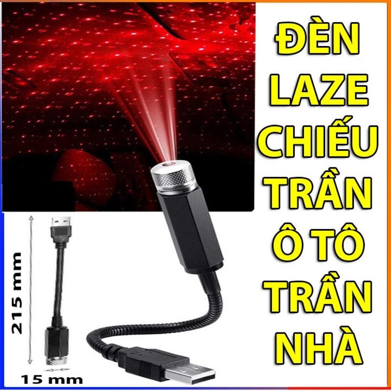 Đèn led chiếu trần xe hơi ô tô trần nhà cắm USB tiện lợi tạo bầu trời đầy sao lung linh