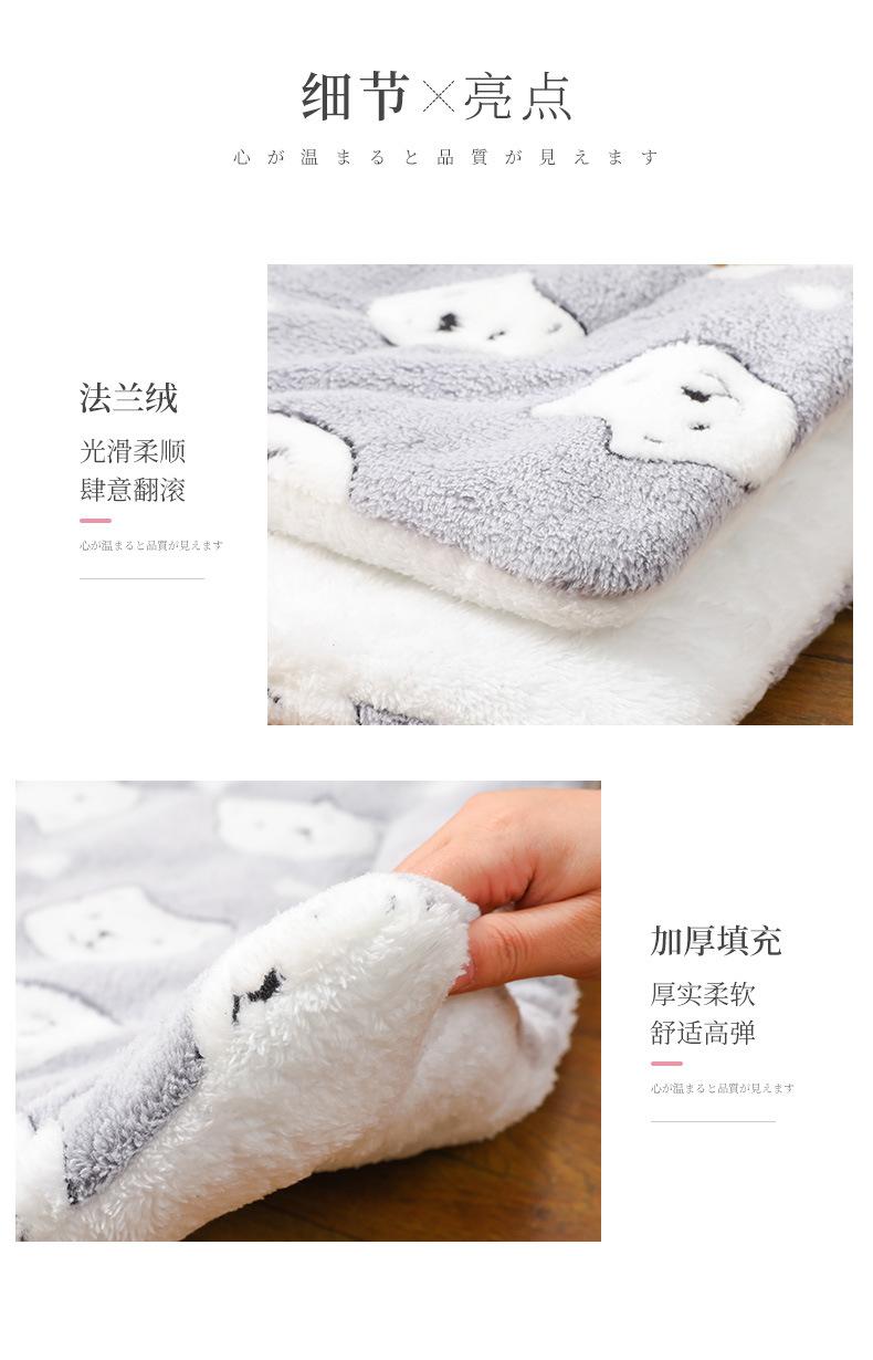 Product Introduction of Thickened Autumn and Winter Warm Floor Mat, Cat for Common Dogs Blanket Mat 11
