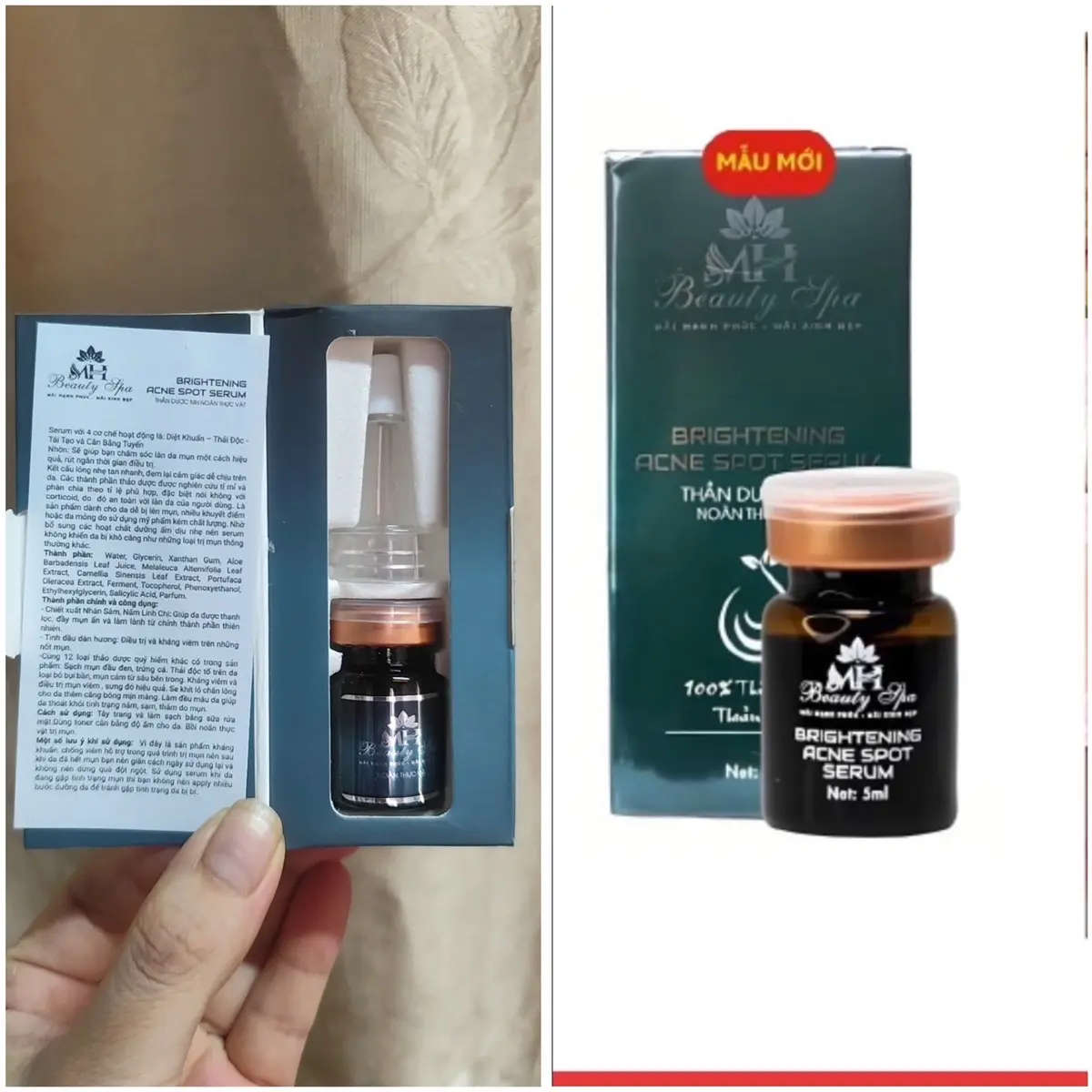 Serum mụn brightening acne spot serum Mh spa kiem soat