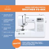 Gambar Mesin Jahit Portable Digital Computerized Brother FS60x | Mesin jahit Portable Komputer Digital Brother FS-60x dari Kianjaya Machinery Kota Bandung 1 Tokopedia
