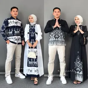 EVABOUTIQUE - SAFITRI SERIES Baju tenun Set Couple Sarimbit Batik Kondangan Lebaran 2026 raya Modern Kekinian Gamis Dress Outer Busui Pesta Keluarga Prewed Songket produk indonesia Seragaman Bridesmaid bajutenun
