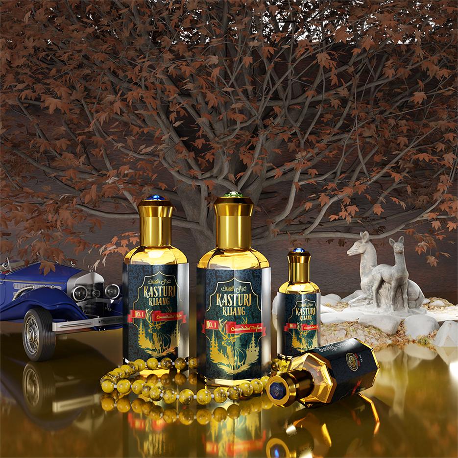 Minyak Wangi Kasturi Kijang Premium 12 ml  Parfum Non Alkohol