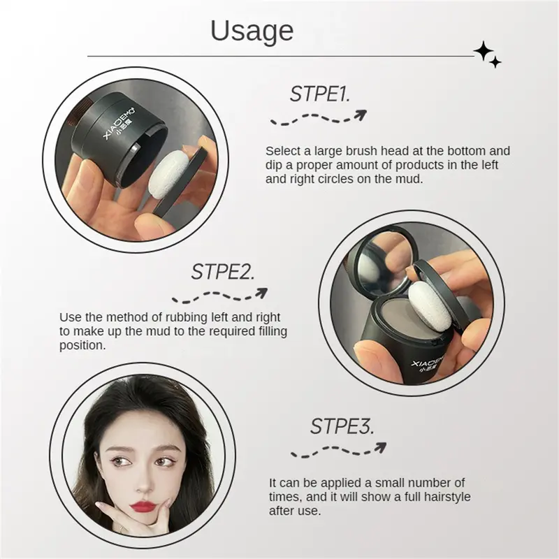 Phấn Phủ Chân Tóc, Che Phủ Tóc Bạc, Hói Và Thưa Hói, Phấn Phấn Mắt, Không Thấm Nước, Lâu Trôi, Phấn Bồng Bềnh 6