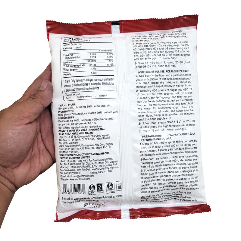 Product Introduction of Bột bánh bò Vĩnh Thuận gói 400gr 11