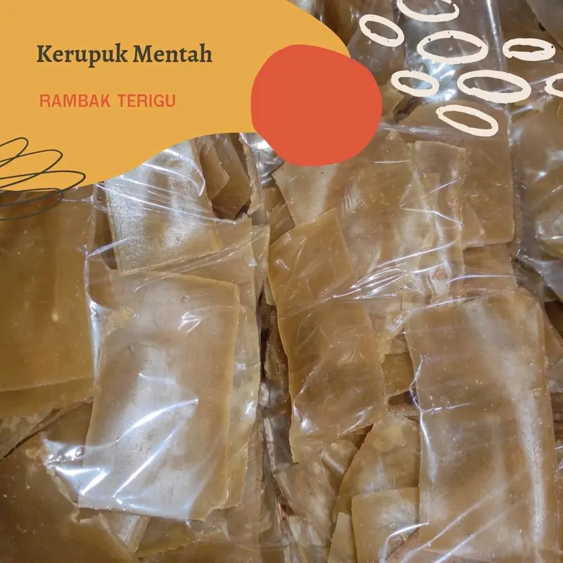1 KG RAMBAK TERIGU / KERUPUK MENTAH Food Snacks Krupuk 0