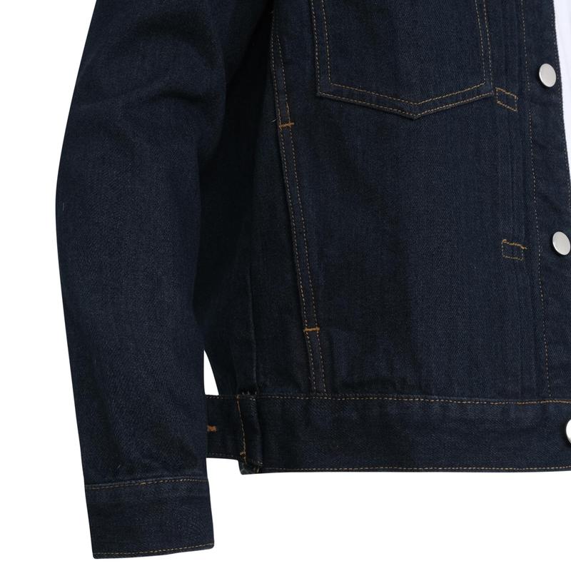 Áo Khoác Jean Nam, Năng Động, Thời Trang, Cá Tính, Dễ Phối Đồ, AKJ15 - GU CHẤT | Denim Menswear Jacket Có Cổ 5