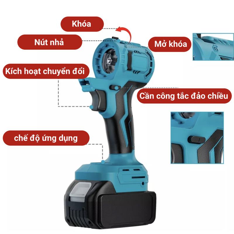 Product Introduction of Bộ máy cầm tay đa chức năng 10 trong 1 - Tích hợp 10 công cụ tiện lợi ngay trong 1 sản phẩm 9