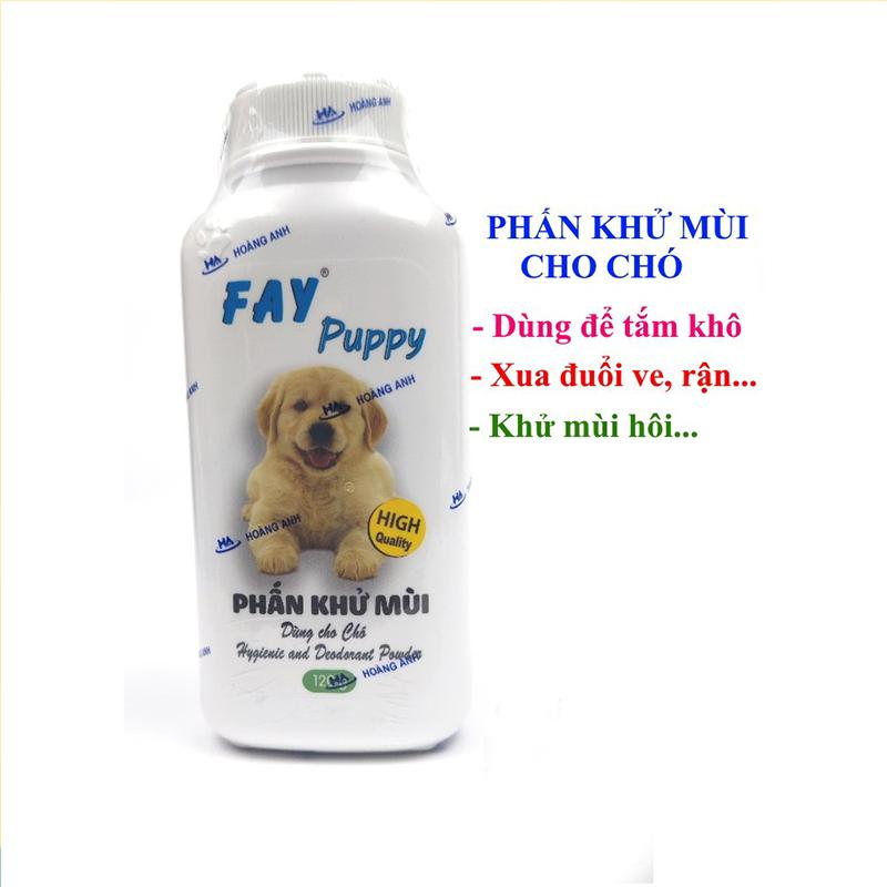 Bột tắm khô cho chó mèo Fay - Phấn tắm khô cho chó mèo Fay 1