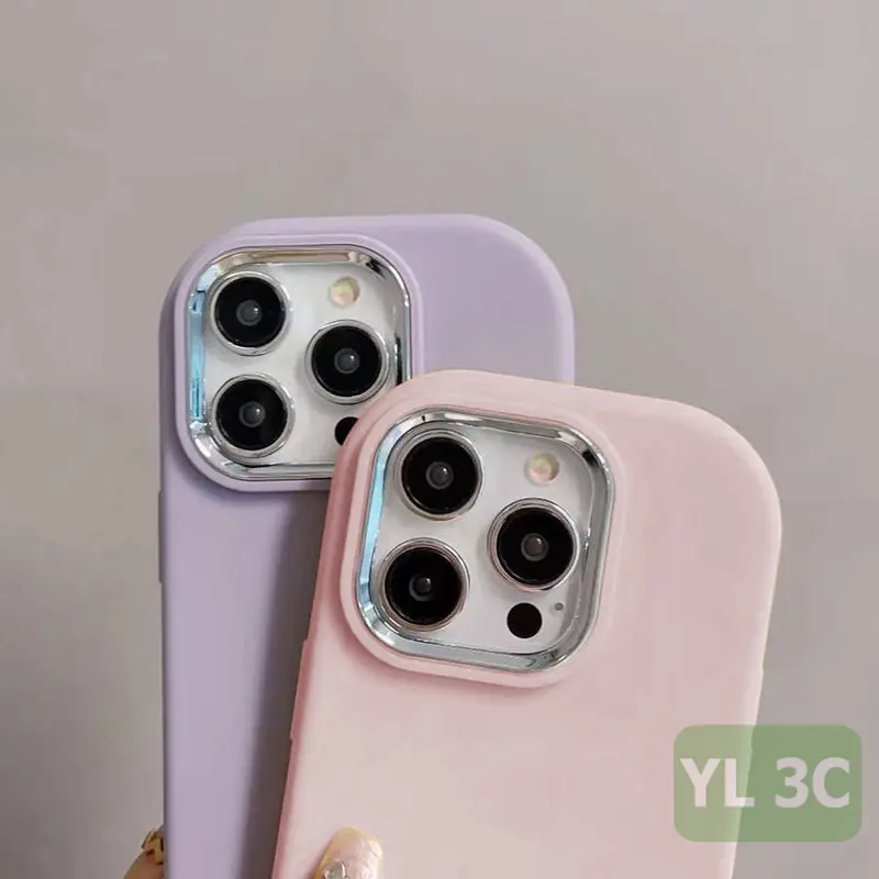 Casing Untuk Infinix Smart 9 8 7 Hot 50i 50 40i 30i 40 30 Pro 11 10 Play Note 30 4G 40 Pro Spark Go 2024 20 20C 10 10C SoftCase Pelapis Warna Polos Warna Permen Sederhana HP Silikon Metal Lens 5