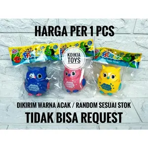 Mainan anak owl lucu bisa berjalan kemasan plastik