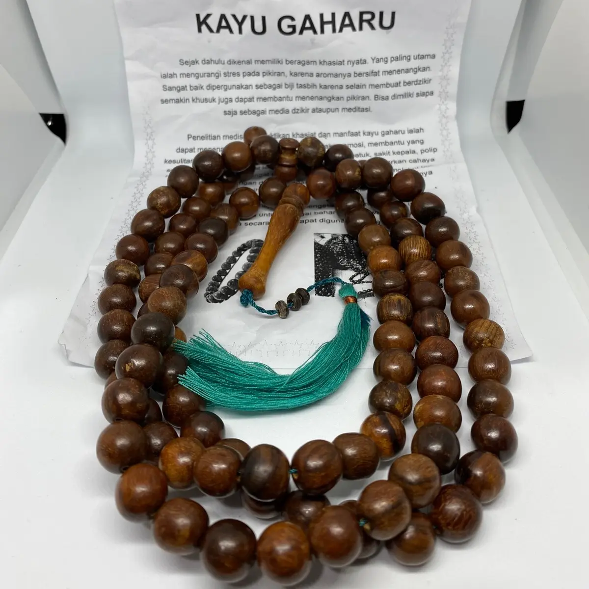 Tasbih Kayu Gaharu UK 10 ml Muslim