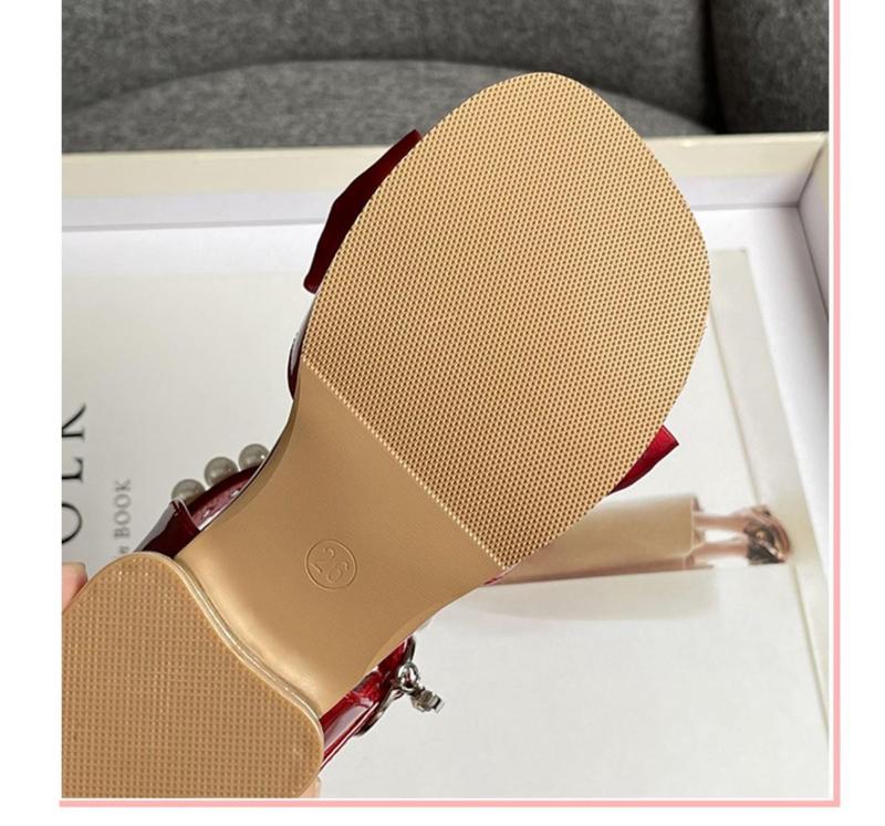 Product Introduction of Sandal Perempuan, Fesyen, Sandal Puteri, Sandal Kanak-kanak, Koleksi Musim Panas 2024, Sesuai untuk Kanak-kanak Sederhana dan Besar, Tapak Lembut, Ikatan bentuk rama-rama Tumit Tinggi Kecil, Kasut Puteri Perempuan 7