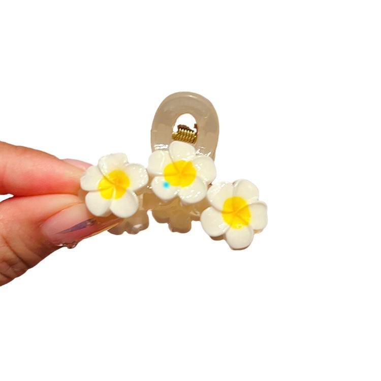 Kẹp Tóc, Thiết Kế Plumeria Rubra, Siêu Dễ Thương, Kẹp Tóc Cropped Xén, Phụ Kiện Tóc, Dành Cho Bé Gái, Kẹp Tóc Mái Bên, Phụ Kiện Đội Đầu, Không Làm Tổn Thương Tóc, Thích Hợp Cho Bé Gái 4
