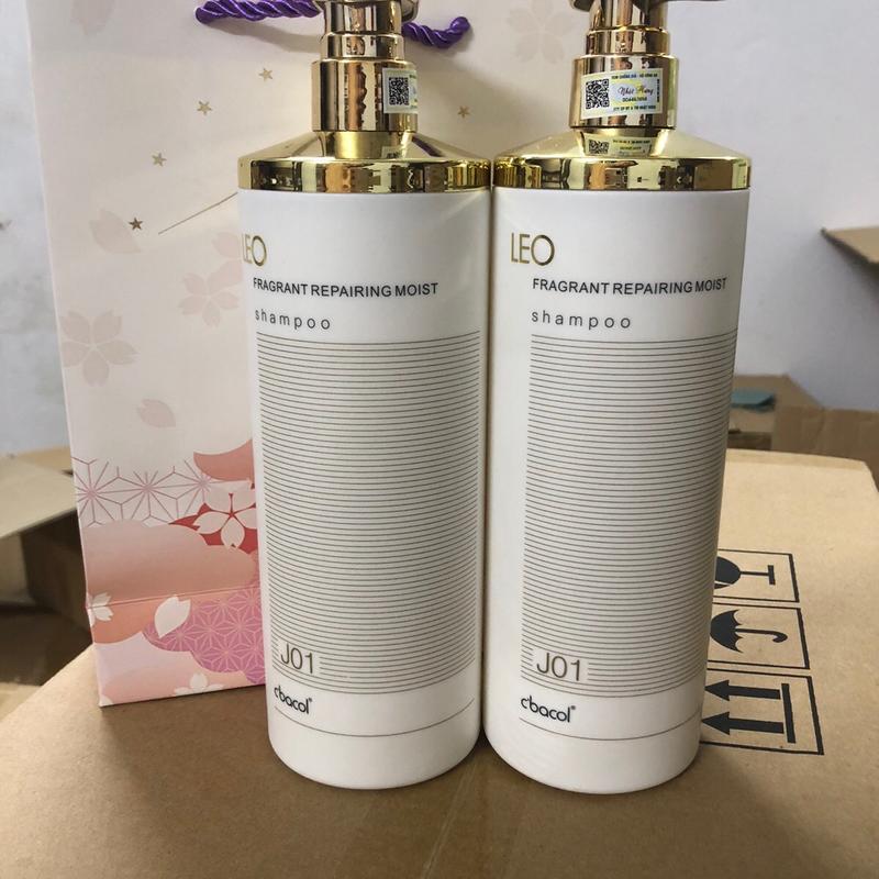 CẶP dầu gội LEO phiên bản mới siêu phục hồi dành cho tóc khô sơ 750 ml cai cả cặp 1500ml