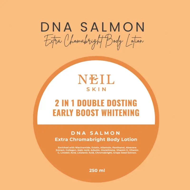 NEIL SKIN - 2 IN 1 DOUBLE DOSTING WHITENING BOOSTER 250ML / LOTION SIANG DOSTING UV FILTER 6