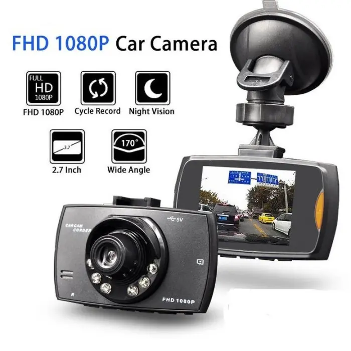 Kamera Mobil Depan Full HD 1080P DVR G30  Kamera Mobil Depan  Recorder 2.7" Car DVR Camera Record
