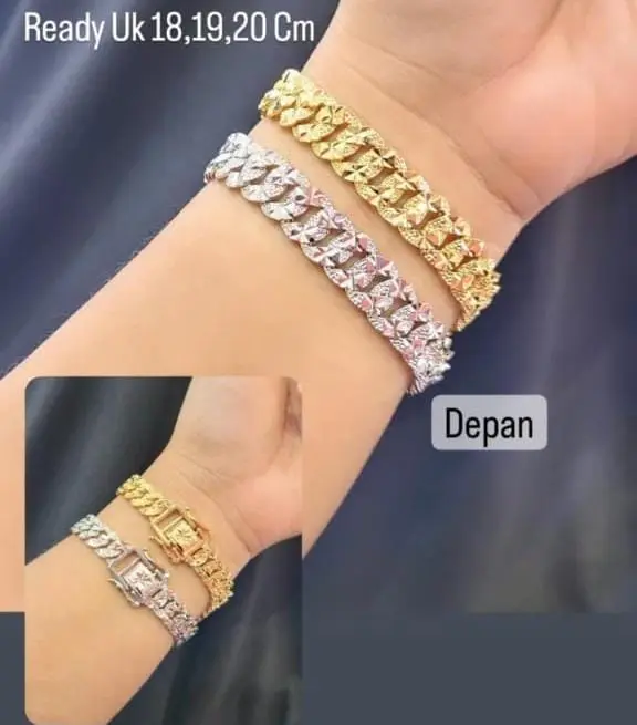 Gelang S925 Mewah Elegan Perempuan LINK