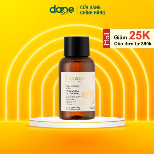 Nước tẩy trang Cocoon bí đao 140ml dành cho da dầu mụn - Nước tẩy trang thuần chay