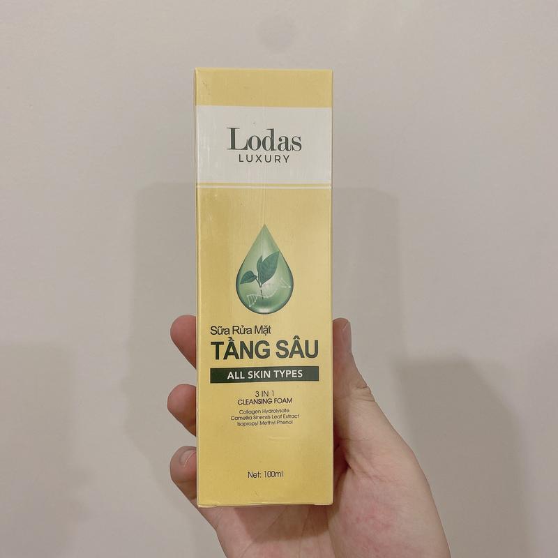 sữa rửa mặt Tầng Sâu LODAS Skincare Dưỡng Da ( 2 Hộp Tặng 1 Hộp Detox Táo Xanh )
