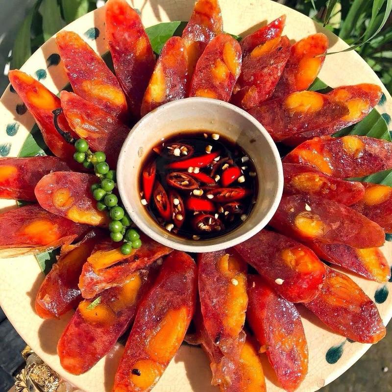  Lạp Xưởng Tôm Thịt Trứng Muối Đặc Biệt - Siêu Nạc   1kg  02 túi mỗi túi 500gr  