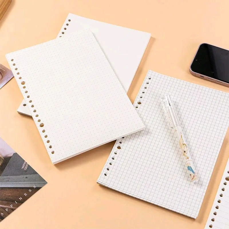 Loose Leaf A5 20 Hole ,Isi Binder ,Refill Binder bahan bookpaper 72 gsm